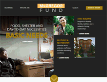 Tablet Screenshot of mcgregorfund.org